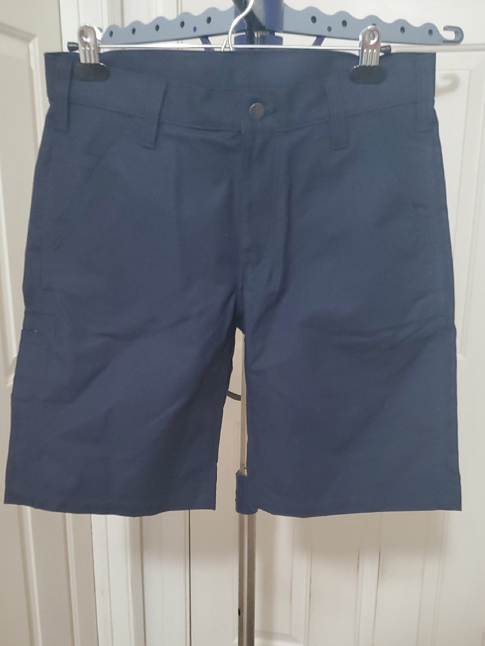 Carhartt Navy Flat Front Work Shorts